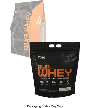 Rivalus Rivalwhey Soft Serve Vanilla 100% Whey/Isolate Primary Source 10 Lbs 4530 gram - Buy Online on GoSupps.com