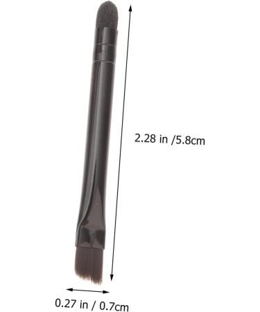 Balacoo Double Ended Makeup Brush 10 Pcs Eye Shadow Brush Makeup Black Dual Sides Eye Shadow Sponge Makeup Tool Stick - Buy Online on GoSupps.com