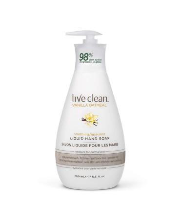 Live Clean Liquid Hand Soap Soothing Vanilla Oatmeal 500 mL Soap 500 ml (Pack of 1)
