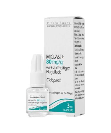 MICLAST 80 mg/g medicated nail polish 3 ml