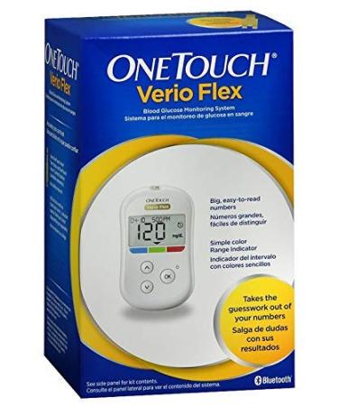 OneTouch Verio Flex Blood Glucose Meter - Accurate Blood Glucose Monitoring - Buy Online on GoSupps.com