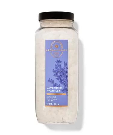 Bath & Body Works Aromatherapy Lavender Vanilla Bath Soak 17.0 Oz (Lavender Vanilla)