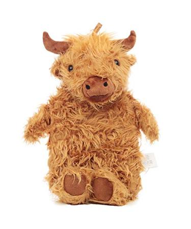Snuggables Highland Cow 1L Novelty Cover Hot Water Bottle Brown
