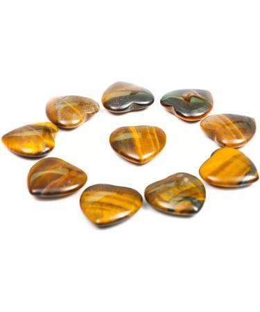10pc/Set Natural Heart Shaped Crystal Stone Mini 2cm Ornament Reiki Rose Quartz 7 Home Decor natural stone Rose Quartz 10 Pieces - Buy Online on GoSupps.com