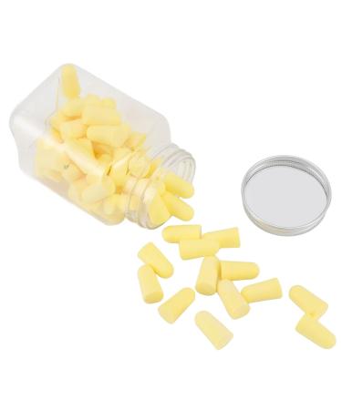 Foam Ear Plugs for Noise Reduction - 60 Pcs Soft Sound Blocking Earplugs for Concerts Travel and Sleeping - Yellow - Buy Online on GoSupps.com