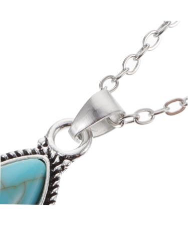 HOOTNEE 1 Set Layered Necklace Girl Accessories Turquoise Necklace for Girls Women Girl Necklace Grace Miss - Buy Online on GoSupps.com