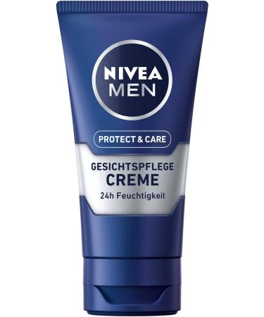 NIVEA Men Protect & Care Face Care Cream 75 ml Soothing Face Cream for Men Moisturising Day Cream - Buy Online on GoSupps.com