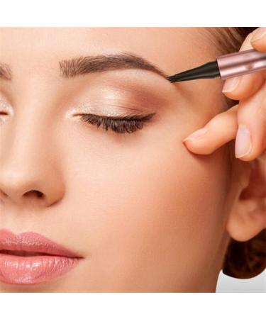 New Magic Eyebrow Pencil 3D Waterproof Eyebrow Pencil Contouring Pen 4-Tipped Precise Brow Pen Long-Lasting Natural Fine Stroke Eyebrow Pencil(Dark Coffee) - Buy Online on GoSupps.com