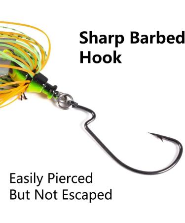 Chatterbait Artificial Bait Set - 6-Piece Spinner Fishing Lure for Pike Trout & Perch - International Shipping Available - Buy Online on GoSupps.com