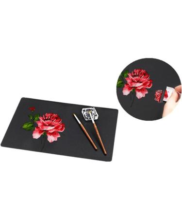 10 Sheets Plastic Nail Art Palette - Nail Painting & Mixing Boards for Beauty Salons | Black Color Cream Mixing - Buy Online on GoSupps.com