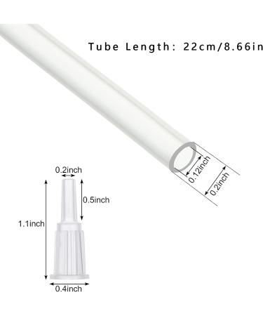 6PCS Large 200ml Syringe with Tube - Sterile and Sealed Plastic Syringe for Lip Gloss, Paint, Resin, Oil, Watering Plants - Buy Online on GoSupps.com