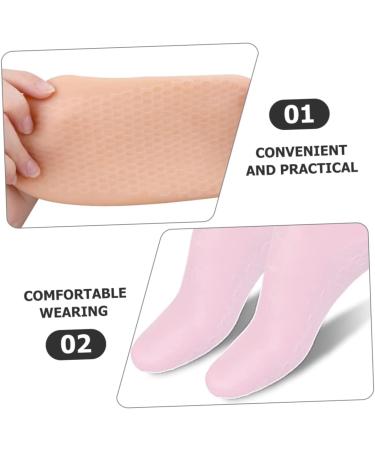 Beatifufu 3 Pairs Moisturizing Socks Heel Socks Spa Socks Foot Socks Non Socks Cracked Heel Repair Aloe Socks Foot Lotion Foot Moisturizer for Dry Cracked Feet Soft Miss Sebs Silicone Socks - Buy Online on GoSupps.com