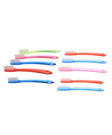 Partykindom 10 st to gum interfearing brushes adult only brushing teeth brushing teeth whitening brush brushing teeth caakg scuffed manual switchhain toothbrush older plastic