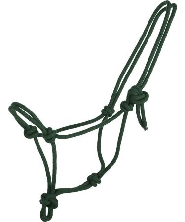 Netproshop Knothaler Horse Halter - Bordeaux Blue Green Mini to XL Full Sizes - Dark Green Shetty - Buy Online on GoSupps.com