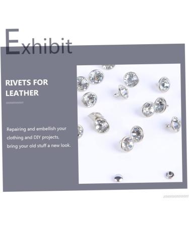 COHEALI 400 Sets Diamond Stud Rivets Tripod Accessories Rhinestone Nailhead Studs Rivets for Fabric Manual - Buy Online on GoSupps.com
