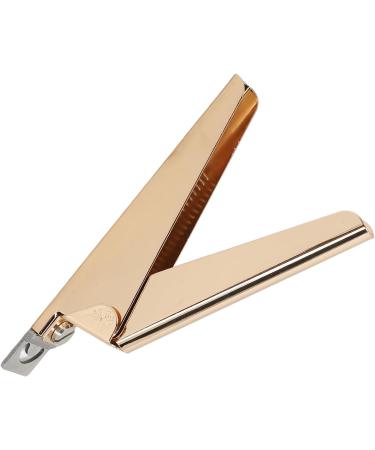 Nail Clipper False Nail Cutter Stainless Steel Nail Trimmer Nail Manicure Tool for Variety of Nails (Gold) - Buy Online on GoSupps.com