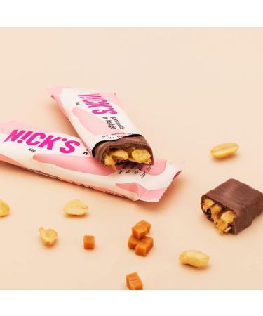 NICKS Chocolate Favourite Mix Box - Keto Snack Bars, No Added Sugar, Gluten Free, Low Carb Sweets (12 x Chocolates) - Buy Online on GoSupps.com