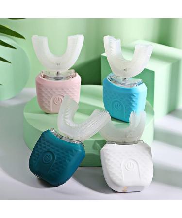 ZWPARTS Ultrasonic Toothbrush Electric Toothbrush 360 Automatic Ultrasonic Toothbrush Cold Teeth Whitening Instrument Toothbrush IPX7 Waterproof (White) - Buy Online on GoSupps.com