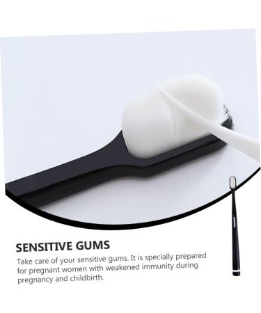 Minkissy 8 Pc Wangan Hair Toothbrush Set - Black Toothbrushes for Adult Oral Care | Effective Tooth Hygiene & Cleaning Brush - Buy Online on GoSupps.com