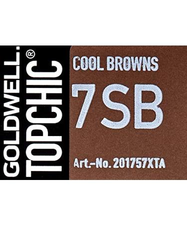 Goldwell Topchic Hair Color 7SB Silver Beige - 60ml Pack | International Shipping Available - Buy Online on GoSupps.com