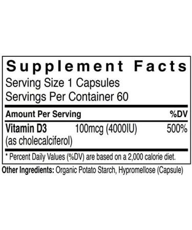 Rejuvenation Therapeutics Vitamin D3 4000IU Capsules - Promotes Bone Health (60 Count) - Buy Online on GoSupps.com