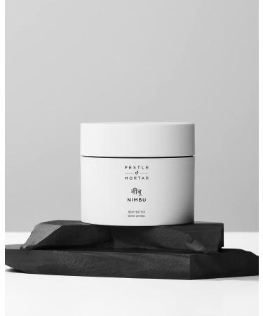 Pestle & Mortar Nimbu Body Butter - Hydrating Citrus Cream Moisturizer with Shea Butter | Nourishing & Ceramide-Enriched | 200g for Normal to Dry Skin - Buy Online on GoSupps.com