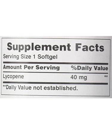 Puritan's Pride Lycopene 40mg Supplement for Prostate & Heart Health - 60 Rapid Release Softgels - Buy Online on GoSupps.com