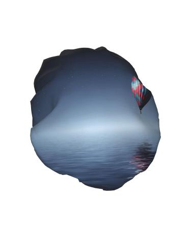 Night Sky Hot Air Balloon Printed Waterproof Shower Cap for Women - Universal Fit - Buy Online on GoSupps.com