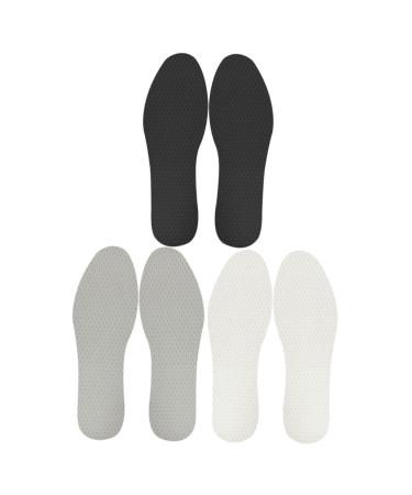 3 Pairs Latex Insoles Shoe Sole Repair Thin Shoe Inserts for Women Sport Insoles for Men Sole Inserts Shoe Pads for Women Shoes Arch Support Inserts Women Insoles Women Shoe Liners