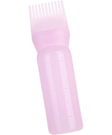 Yosoo Health Gear Hair Dye Brush Bottle Root Comb Applicator Bottle 160ml Hair Colouring Bottle Brush Shampoo Oil Comb Applicator Tool for Hair Colouring Dye and Scalp (Pink) - Buy Online on GoSupps.com