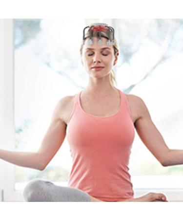 Jowsst Electric Head Massager - Octopus Scalp Massage with Music 5 Vibrating Contacts & Red Light Therapy for Stress Relief | International Shipping - Buy Online on GoSupps.com