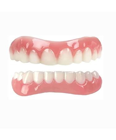 CAILING 1 Set Instant Veneers Dentures, Do It Yourself Tooth Filling for Snap Covering Missing Teeth Denture Filling Kit Bonding Resin for Teeth 1 Pair
