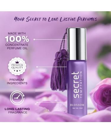 thakor craft Luxury Roller Ball Perfume | Sanya Malhotra Approved Perfume Roll On for Women Pack of 4 (10ml each) | 100% Concentrated Perfume Oil - Buy Online on GoSupps.com