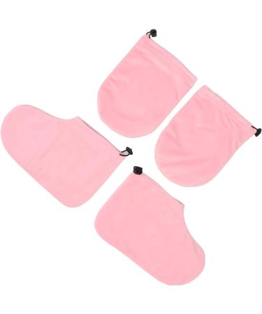 de Cire de Paraffine Chaussons Femmes Peluches Douces SPA Cire Chaude Mitaines de Traitement Thermique Chaussons pour Le Soin des Pieds des Mains - Buy Online on GoSupps.com