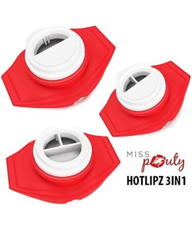 The Original Miss Pouty HOTLIPZ Lip Pump - Hotlipz Revolution - Advanced Technology Hand Operated Suction Pump - Dual 2 in 1 Single & Double Lobed - Fuller Thicker Sexier Poutier - Buy Online on GoSupps.com