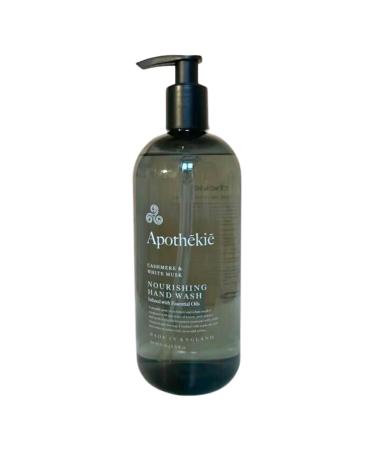 Apothekie Luxury Hand Wash Infused with Essential Oils 500ml - Made in UK (Cashmere & White Musk)