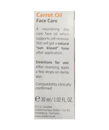 Buy DIADERMA Carrot Oil 3 x 30 ml - Traditional Formula for Healthy Skin | International Shipping Available - Buy Online on GoSupps.com