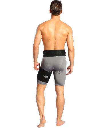 Keenso Groin Compression Wrap | Adjustable Hip Thigh Support Brace for Sciatica | Men & Women - Buy Online on GoSupps.com