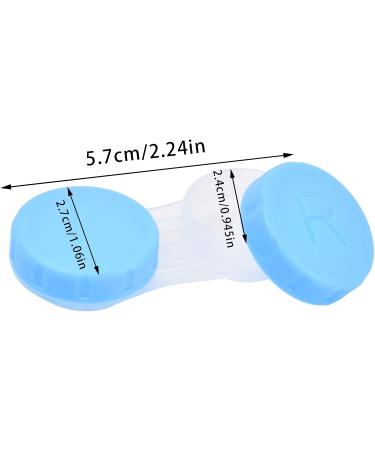 Volumoon 20PC Colorful Contact Lens Container Set | Travel-Friendly Protective Cases for Easy Storage & Access - Buy Online on GoSupps.com
