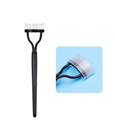 qazaa Eyelash Comb Curlers Makeup Mascara Applicator Eyebrow Grooming Brush Tool