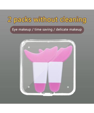 Mascara Shield Applicateurs de pour cils - Outil de maquillage Auxiliary Guard - Masque de mascara pour cils - 2 pi ces (New Pink Two + Box - Buy Online on GoSupps.com