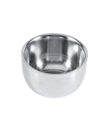 Stainless Steel Shaving Bowl Cup Durable Metal Men's Mug Bowl Hairdressing Shaving Cream Soap Mug Bowl Cup Tool Durable Shaving Brush Bowl