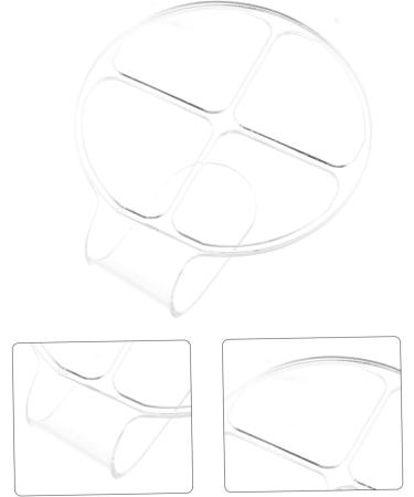 Palette de Maquillage Portable Ergonomique Main Plateau Transparent R utilisable avec Compartiments Palette Cosm tique L g re pour Nail Art et M lange de Couleurs Adapt e Aux - Buy Online on GoSupps.com