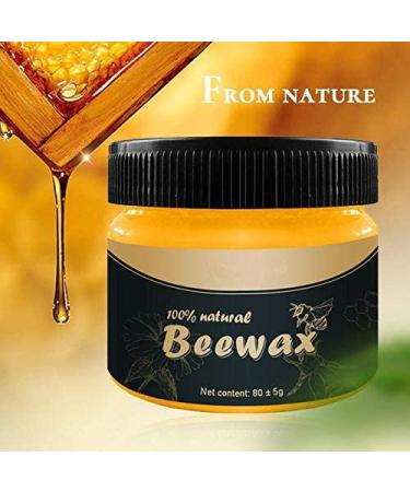 2 PACK Natural Beeswax Wood Seasoning & Cleaner for Furniture, Floors, Tables, Cabinets - Multipurpose Furniture Polish - Buy Online on GoSupps.com
