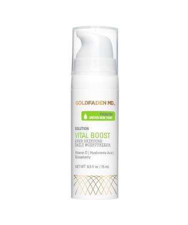 Vital Boost Evening Facial Moisturizer with Organic Red Tea Extract | Hyaluronic Acid Jojoba Oil & Gooseberry | Brighten & Even Skin Tone for Radiant Glow | 0.5 Fl Oz (Pack of 1) - Buy Online on GoSupps.com