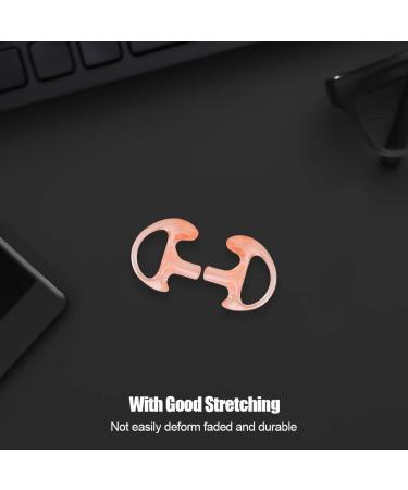 Replacement Soft Silicone Earmold Pink Earpiece Good Stretching Two-Way Radio Ear Soft Insert Silicone Earplug for Most Coil Tube Audio Kits for Both Left and Right Ears(M) - Buy Online on GoSupps.com
