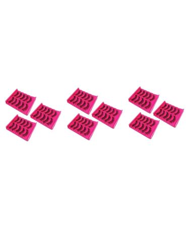 Angoily 45 Pairs Fake Eyelashes Fake Bottom Lashes False Eyelashes Bulk Lash Magnetic Eyelash Artificial Eyelash Faux Lashes Fluffy Supplies Transparent Stalk Handmade Hair Dense A539