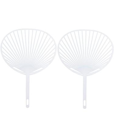 HEALLILY Wedding Frame Fan Making Supplies 20pcs Japanese Paper Fan Frame Uchiwa Frame DIY Hand-held Fan Frame Kit for DIY Crafts (White) Hand- Held Fan Framework Handheld Fans - Buy Online on GoSupps.com