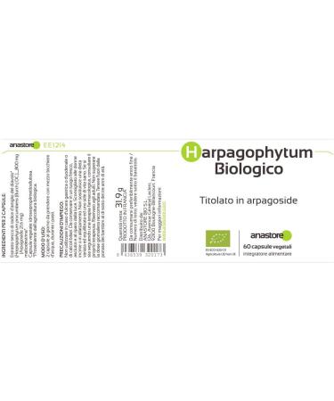 Organic Harpagophytum 400mg - 60 Capsules | Titrated 2.7% Harpagoside for Joint & Digestive Health - International Shipping - Buy Online on GoSupps.com
