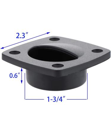 VTurboWay 2 Pcs Nylon Square Flush Pull Handle - Marine Boat Yacht Cabin Accessories in Black - Buy Online on GoSupps.com